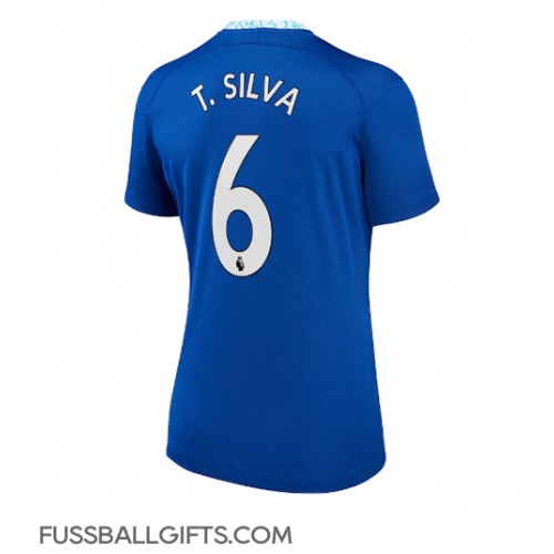 Chelsea Thiago Silva #6 Fußballbekleidung Heimtrikot Damen 2022-23 Kurzarm